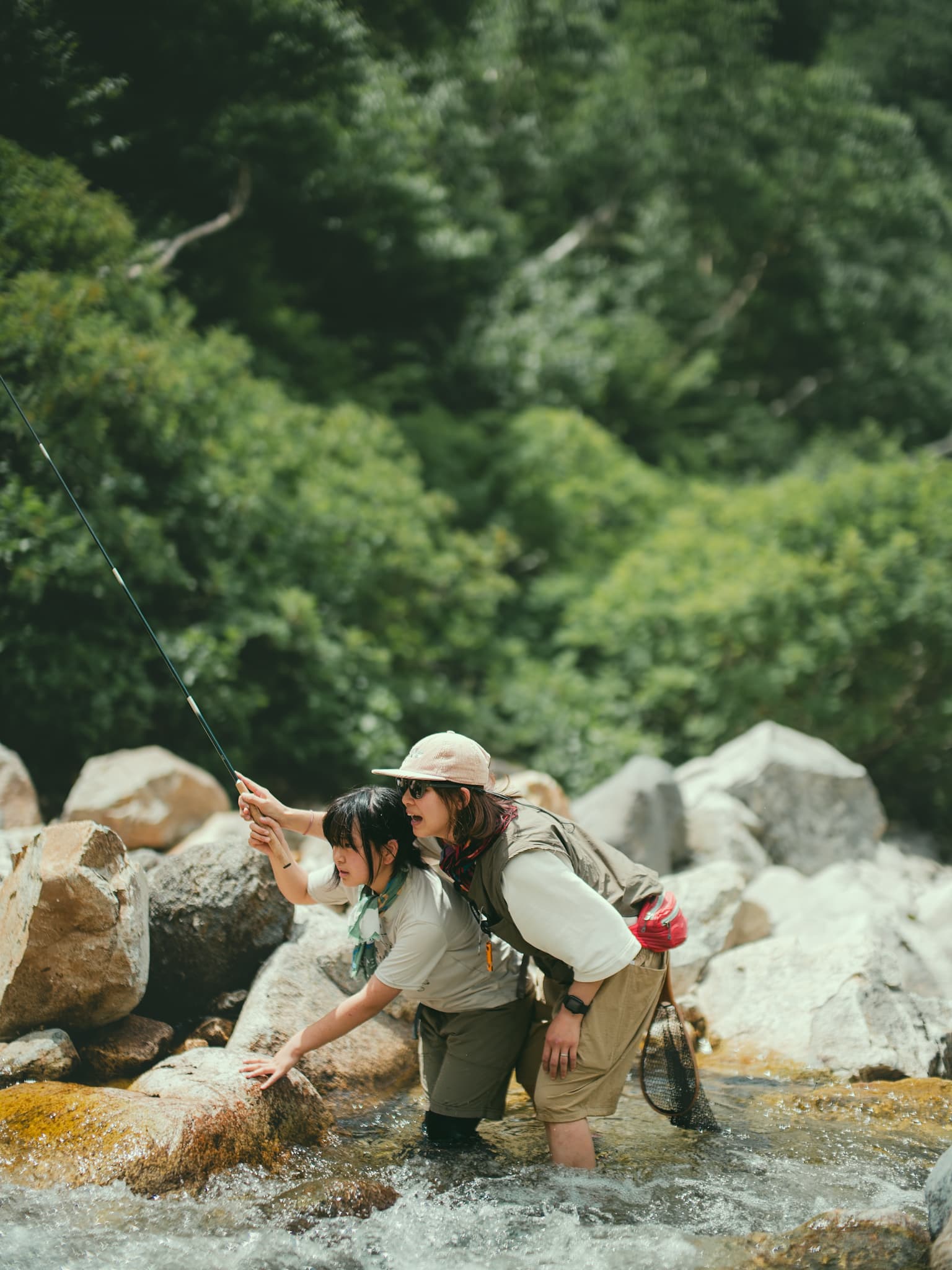 黒部源流での釣り