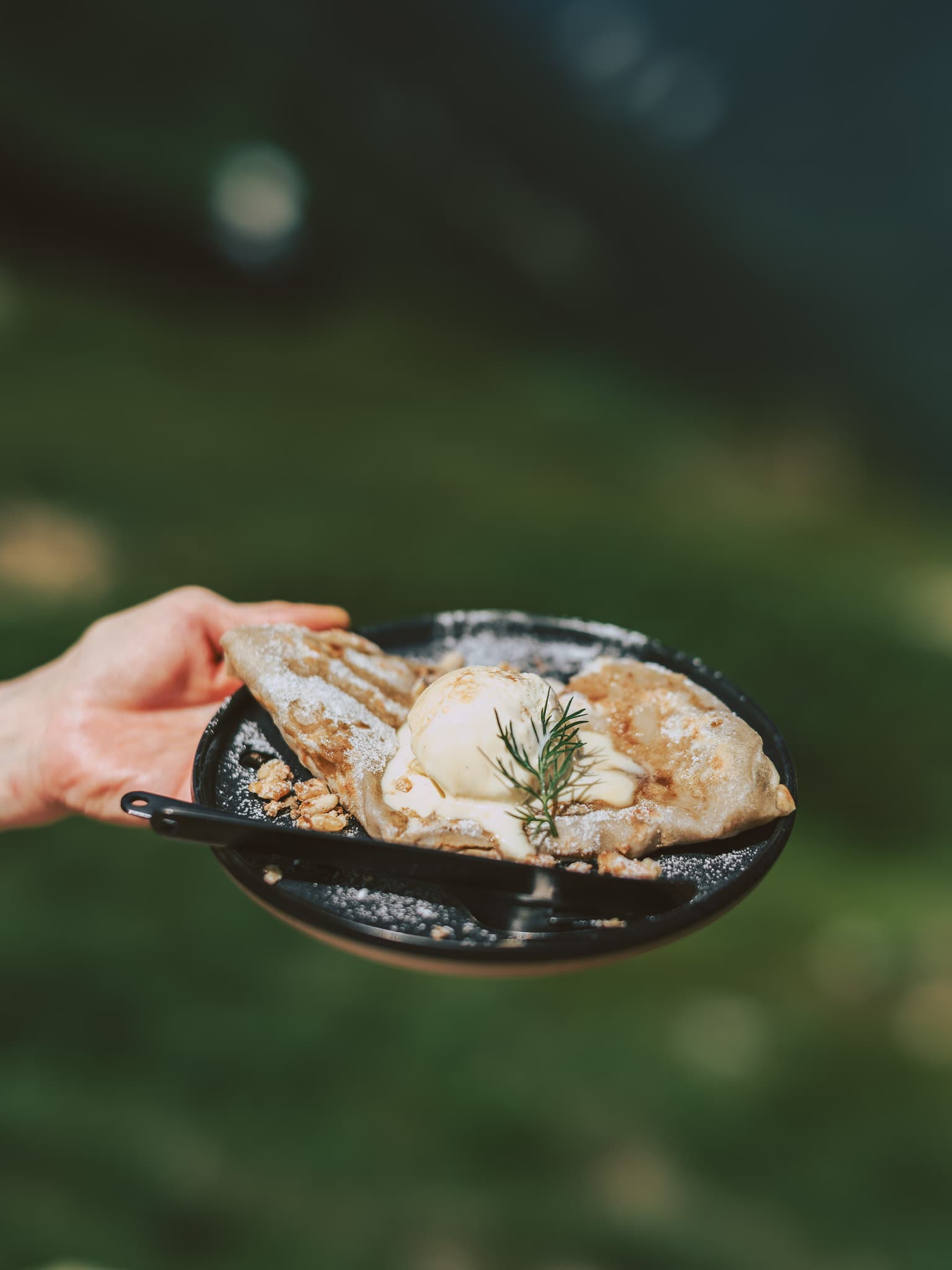 蕎麦粉のガレット