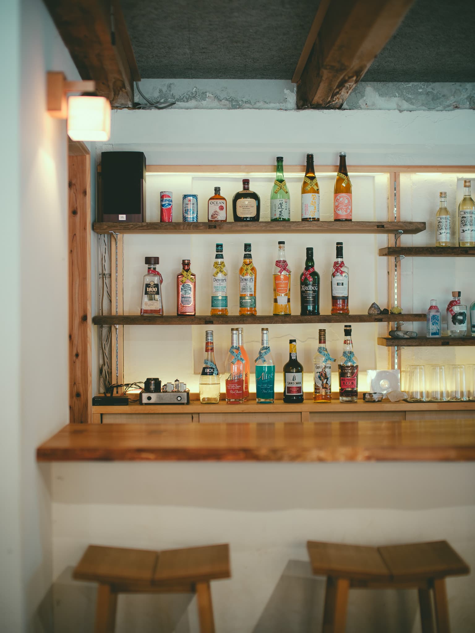 湯俣山荘の内観