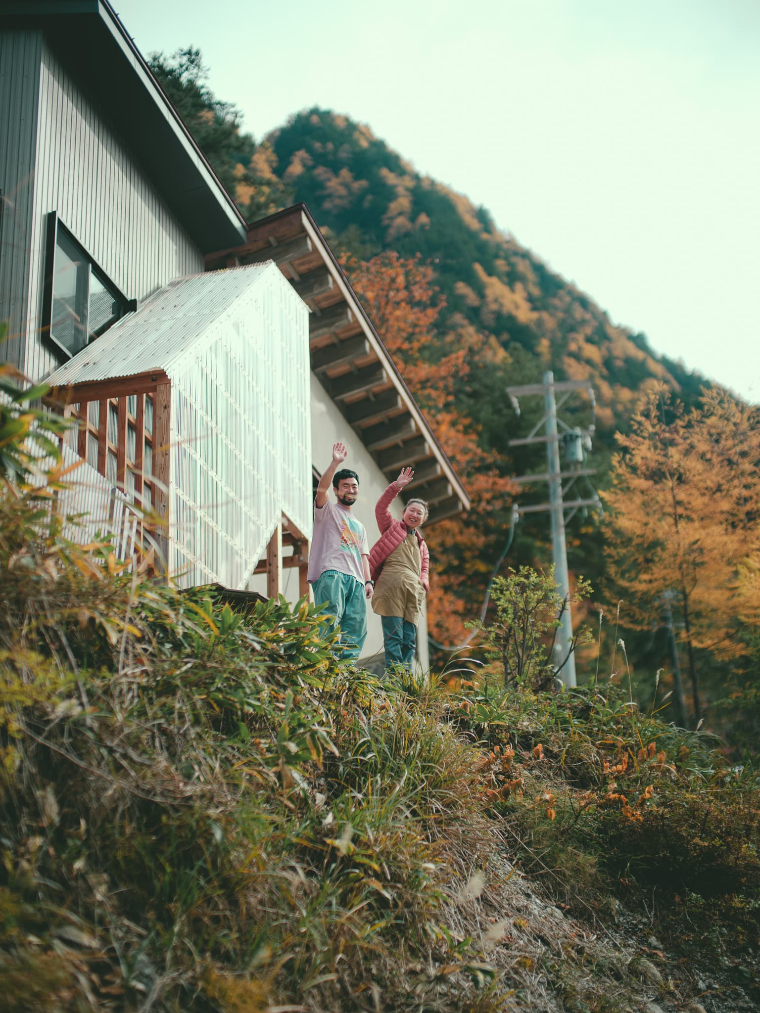 湯俣山荘の外観