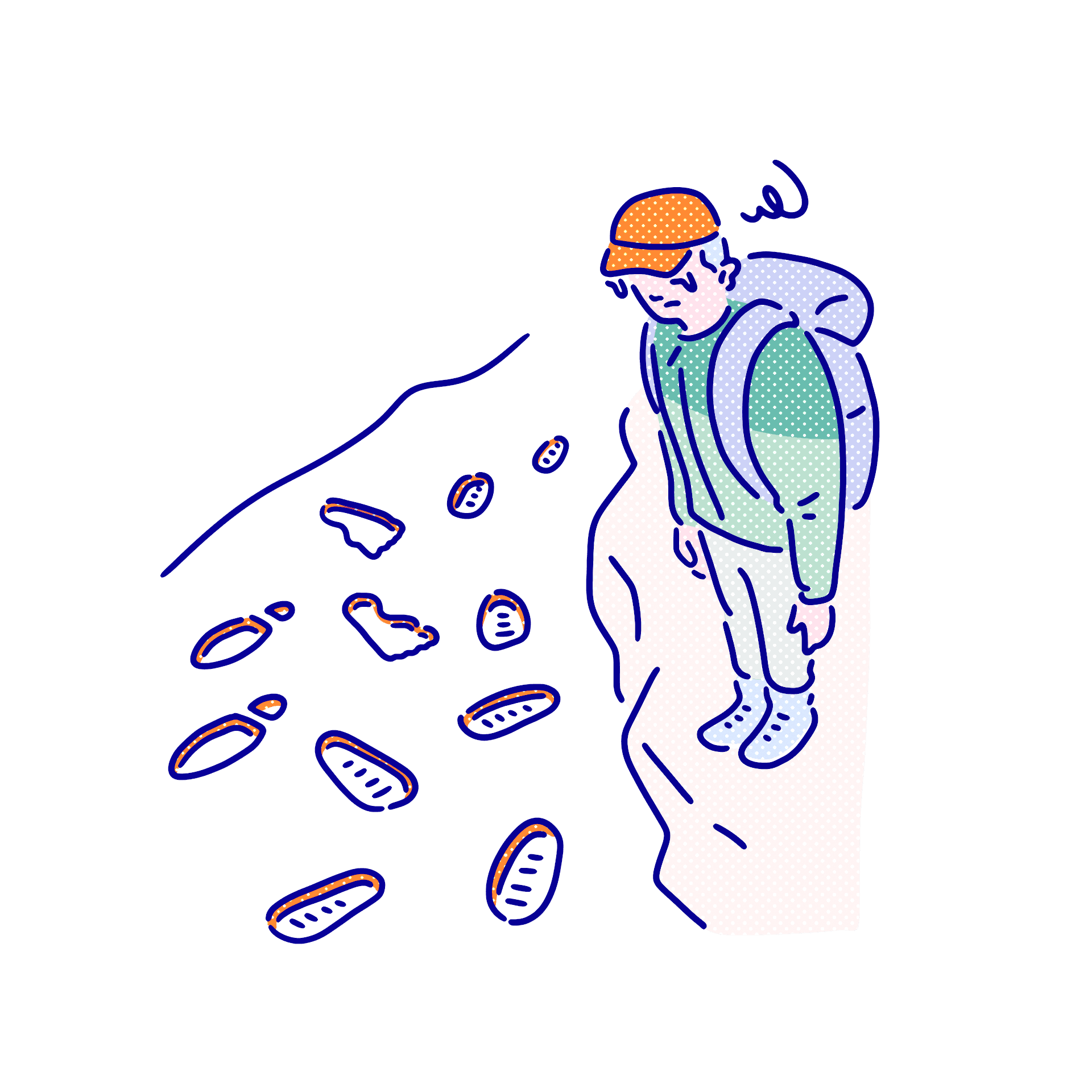 ⑦ 荒天や火山活動による増水等 沢のリスク判断が重要